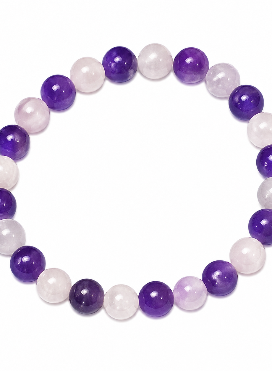 Amethyst + Rose Quartz