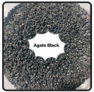 Black Agate Crystal Chips (1 Kg)