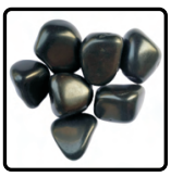 Agate Black Tumble Stone (1 kg)