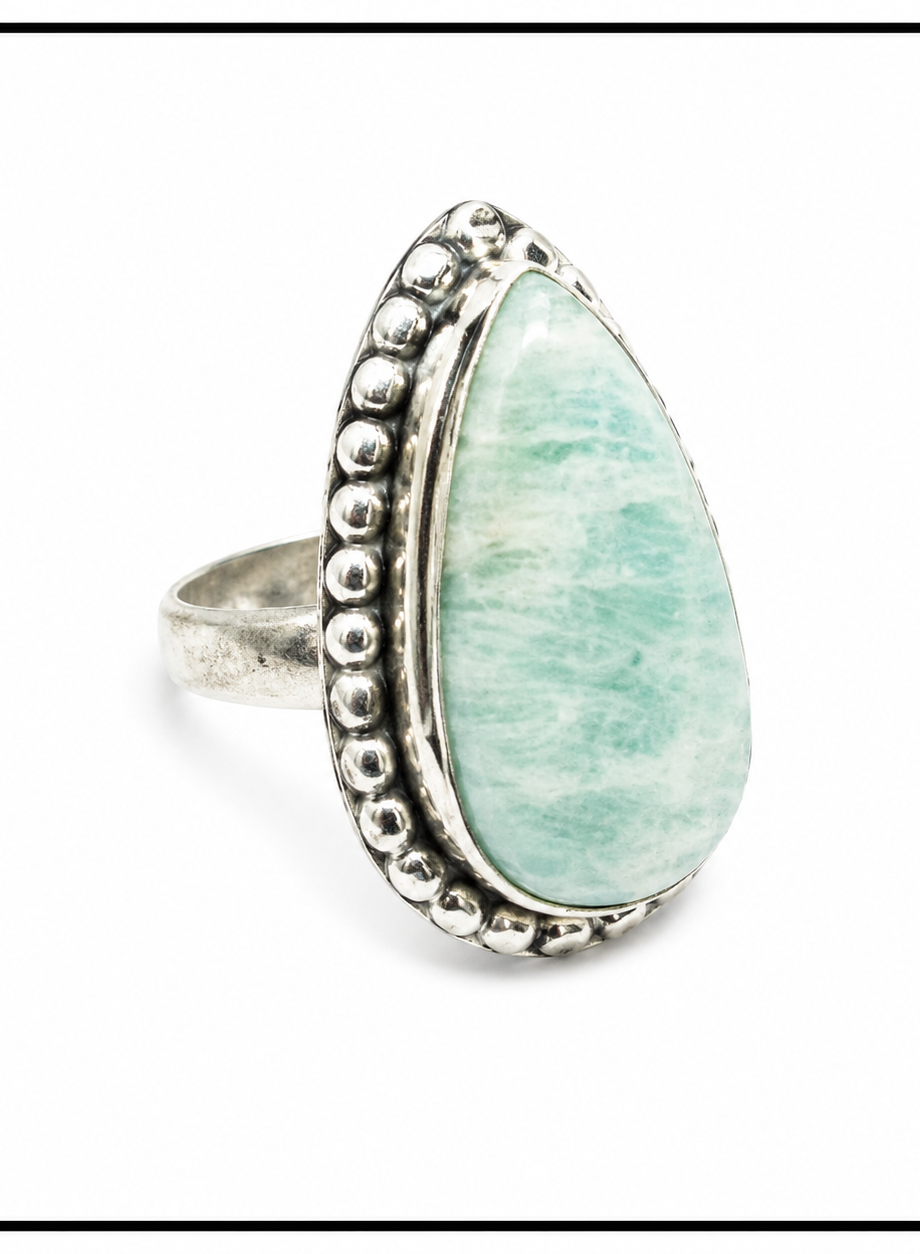 Amazonite Ring  (Adjustable)