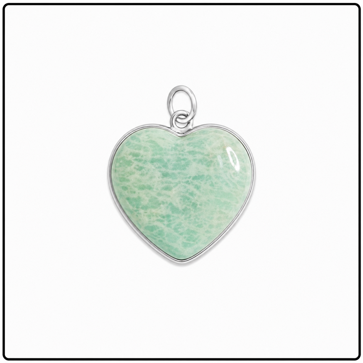 Amazonite Crystal Pendant