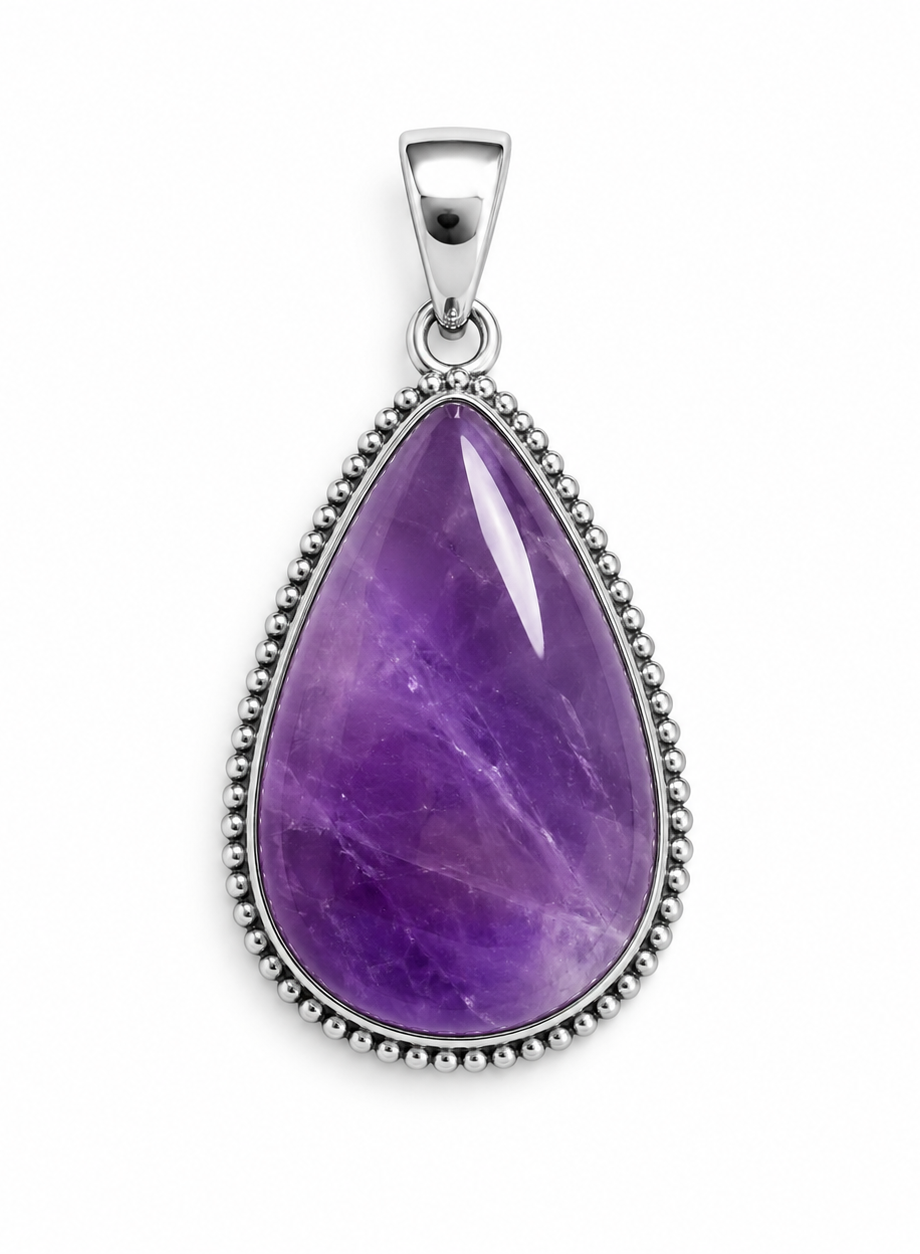 Amethyst Crystal Pendant