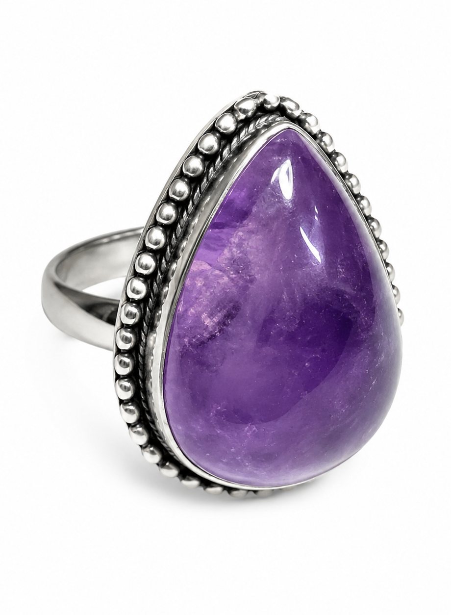 Amethyst Ring (Adjustable)