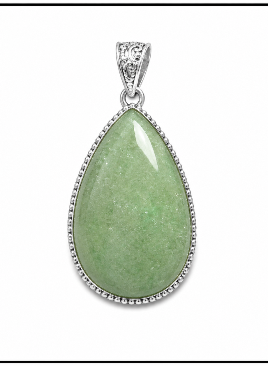 Green Aventurine Crystal Pendant