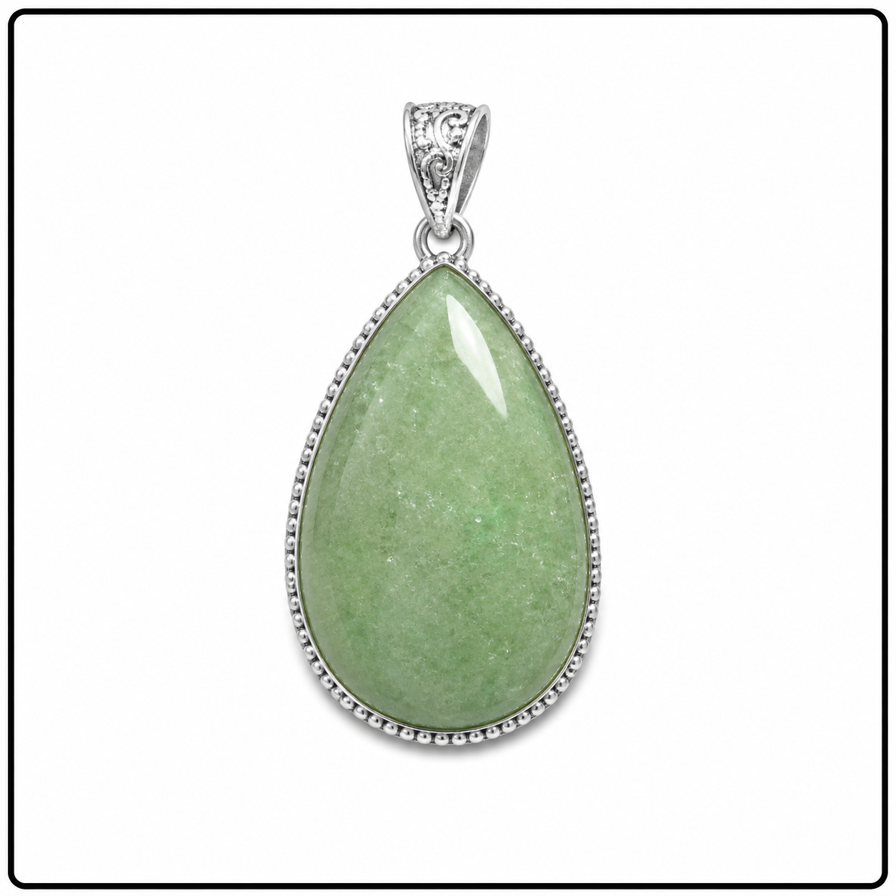 Green Aventurine Crystal Pendant