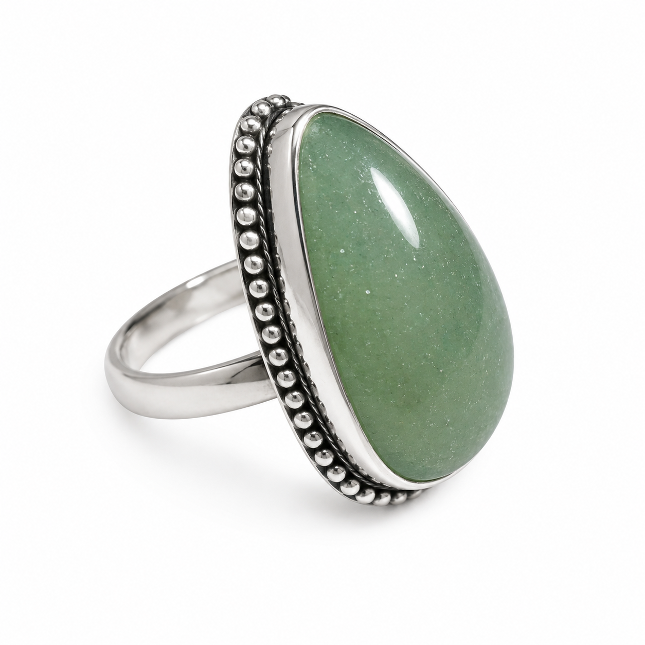 Aventurine Green Ring (Adjustable)