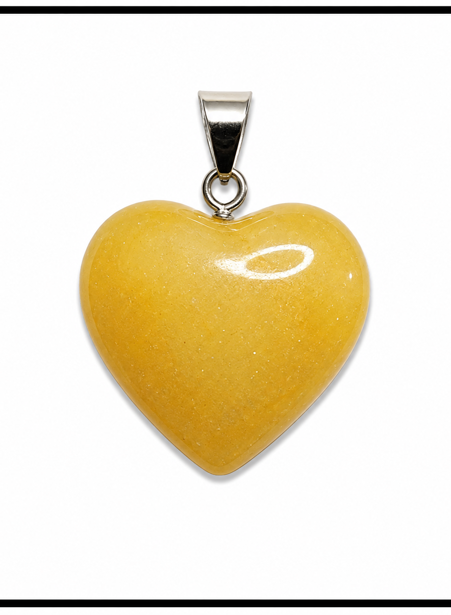 Yellow Aventurine Crystal Pendant