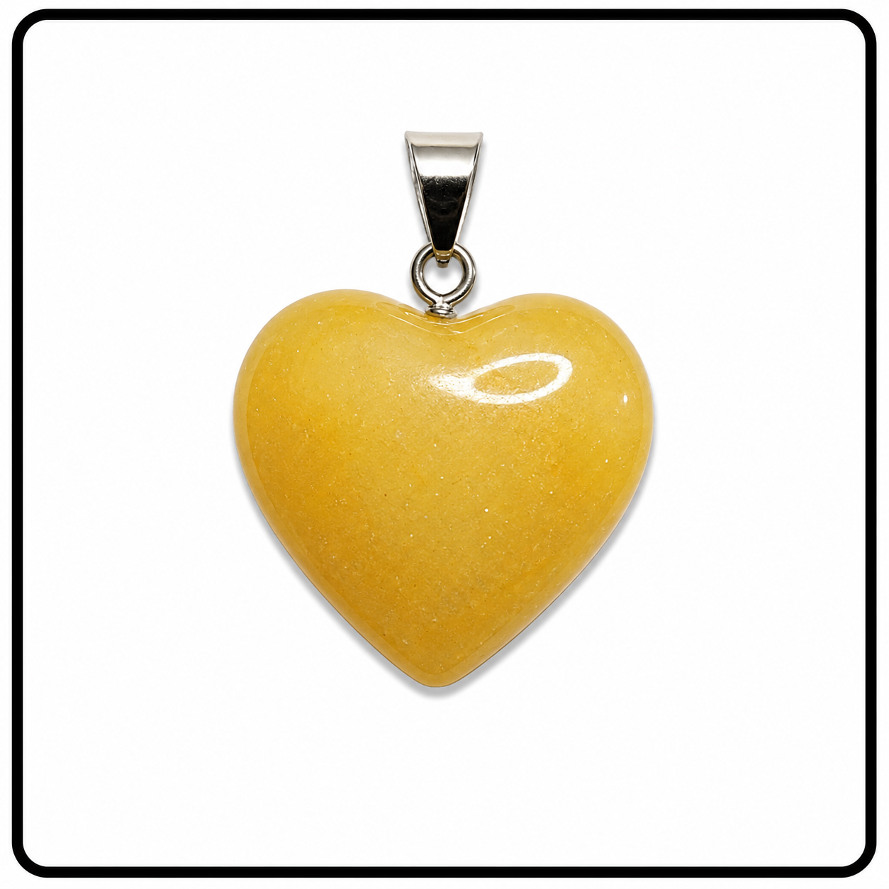 Yellow Aventurine Crystal Pendant