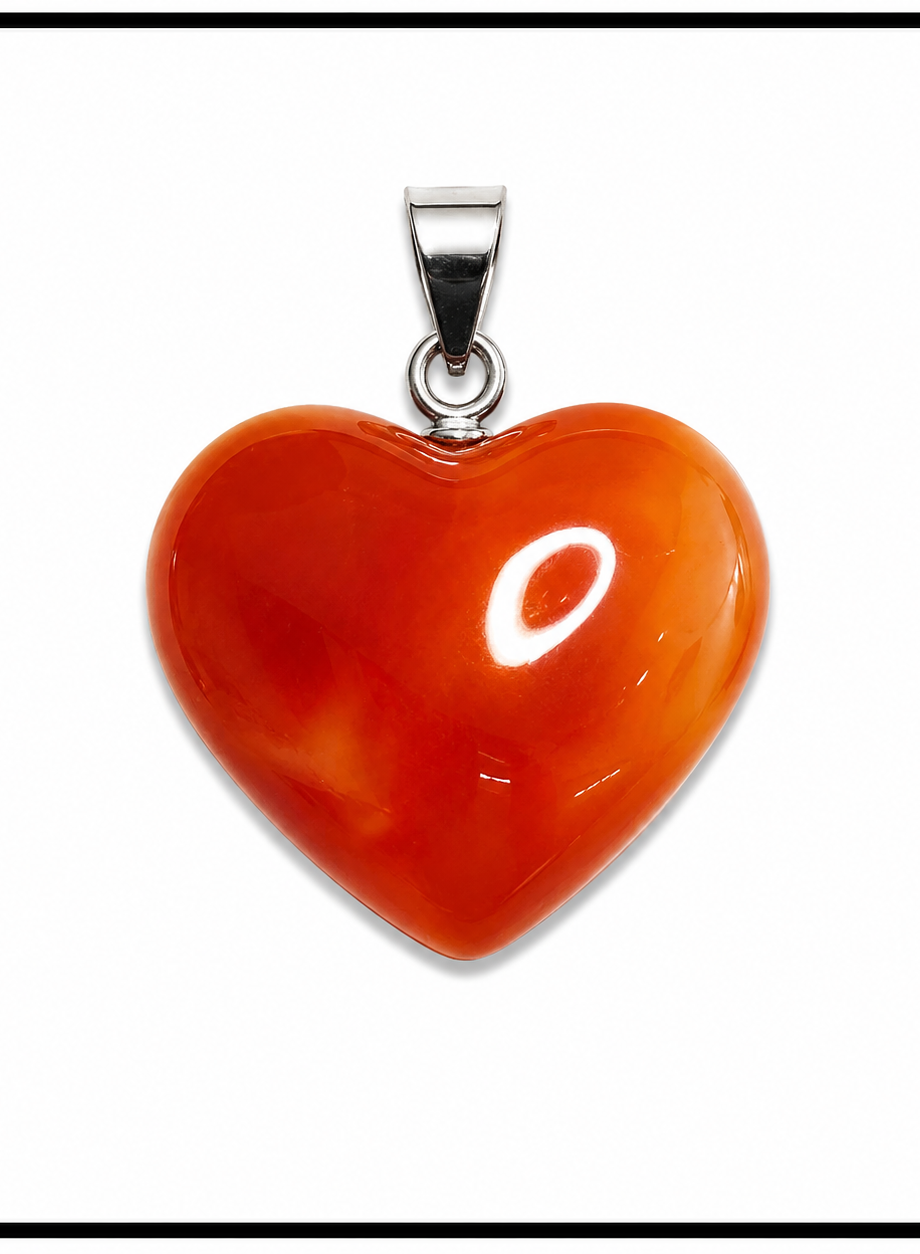 Carnelian Crystal Pendant