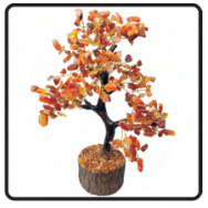 Carnelian Crystal Tree