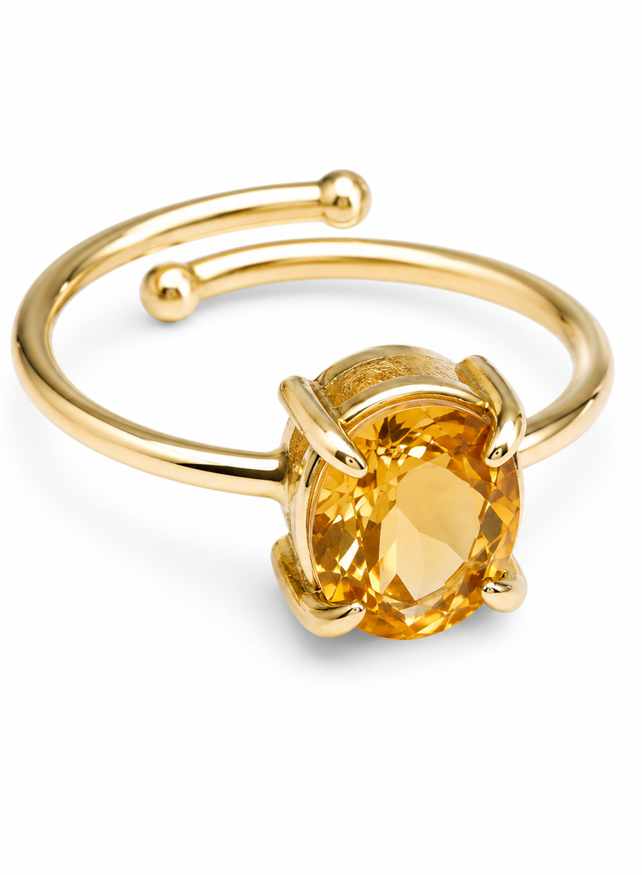 Citrine Ring (Adjustable)