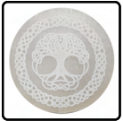 Flower of Life 1 Selenite Charging Plate