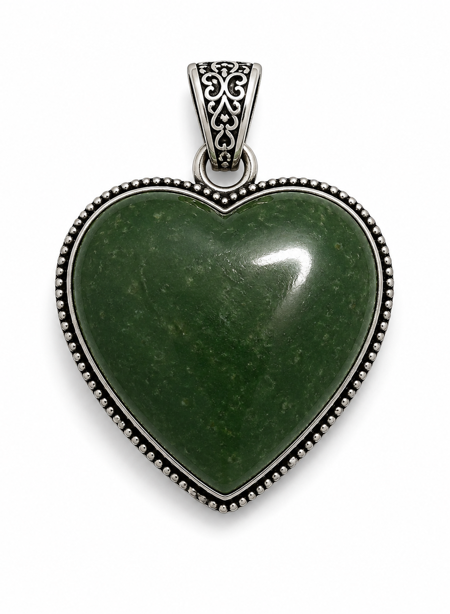 Green Jade Crystal Pendant