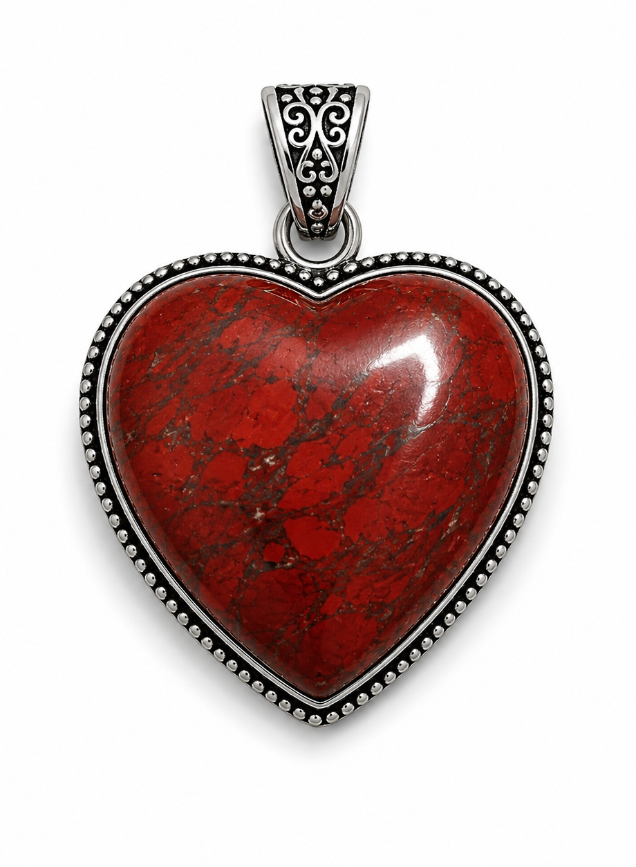 Red Jasper Crystal Pendant