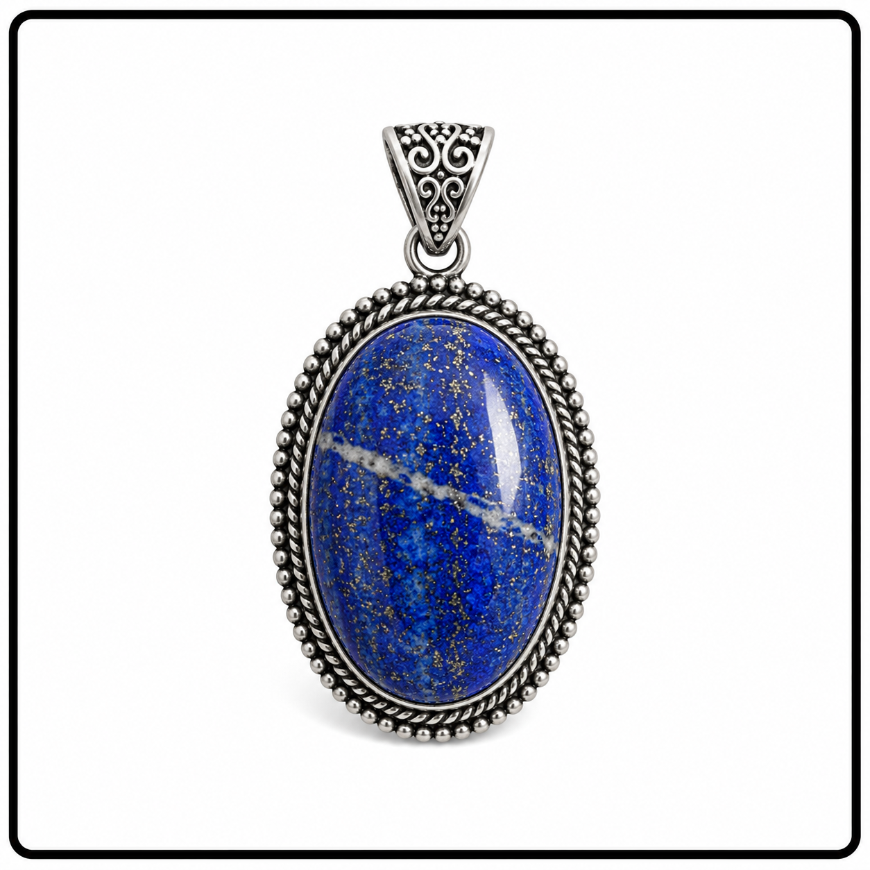 Lapis Lazuli Crystal Pendant