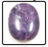Lepidolite Palm Stone