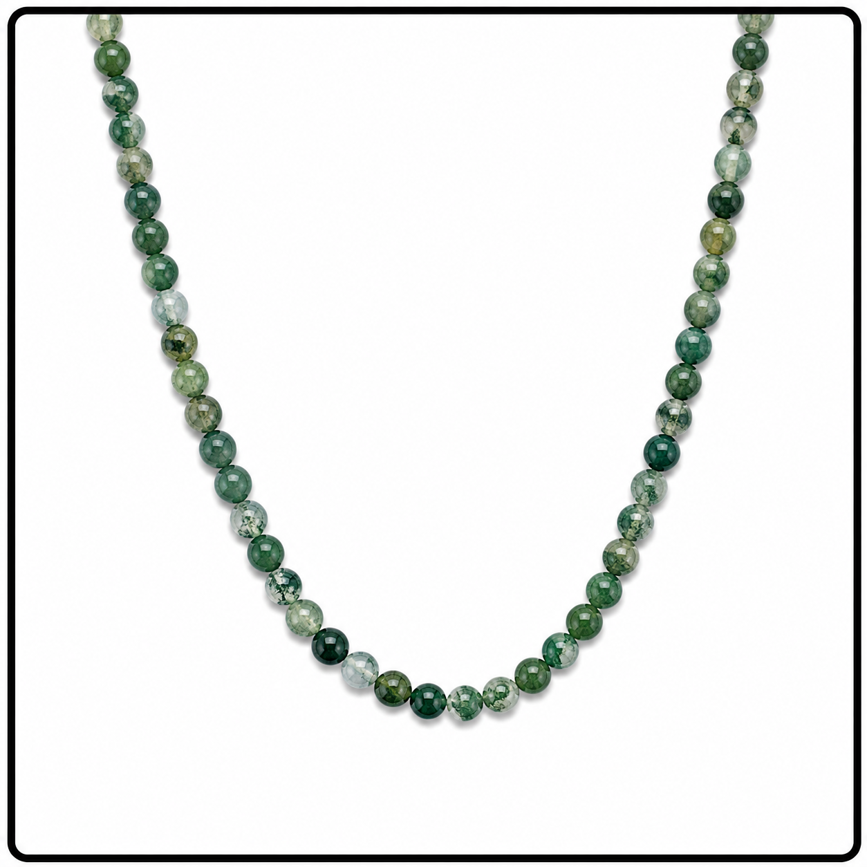 Moss Agate (8mm)