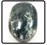 Moss Agate Palm Stone