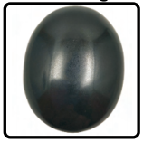Black Obsidian Palm Stone