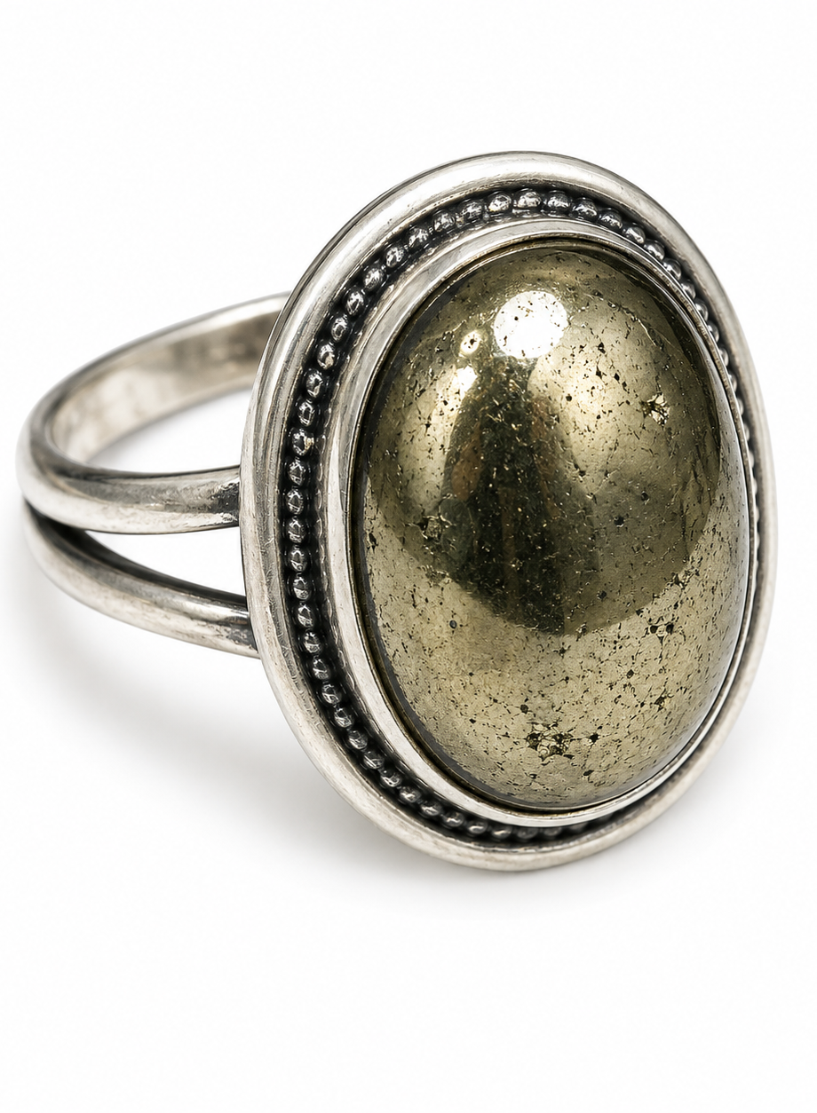 Pyrite Ring (Adjustable)