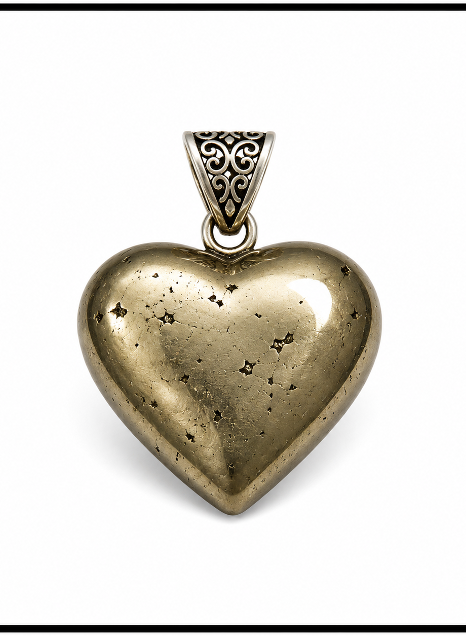 Pyrite Crystal Pendant