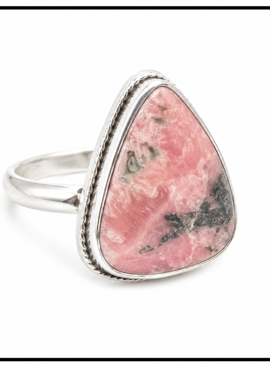 Rhodochrosite Ring (Adjustable)