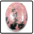Rhodonite Palm Stone