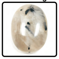 Rutilated AA Palm Stone