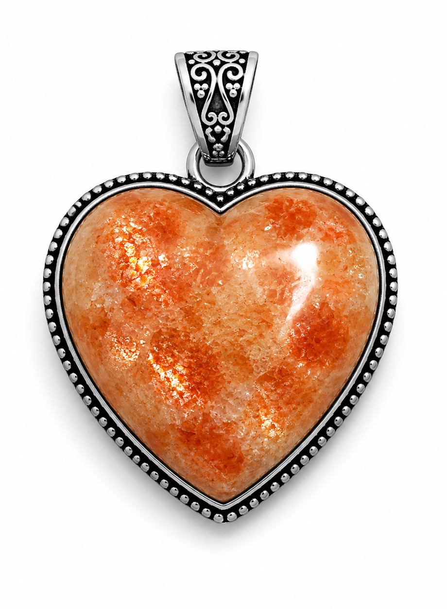 Sunstone Crystal Pendant