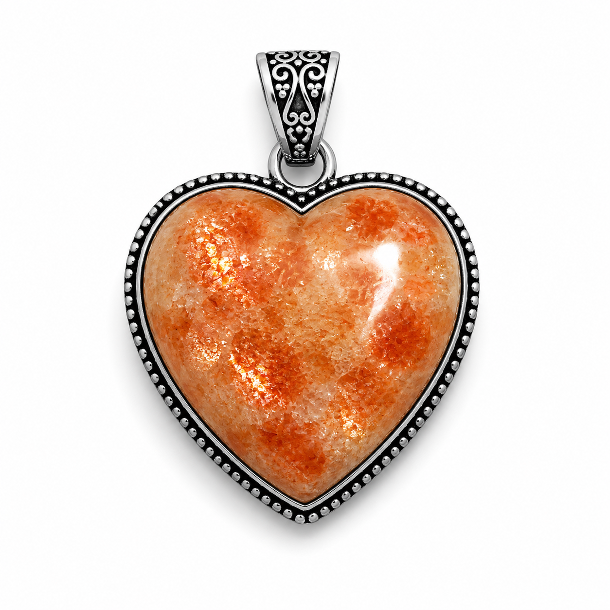 Sunstone Crystal Pendant