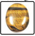 Tiger Eye Palm Stone