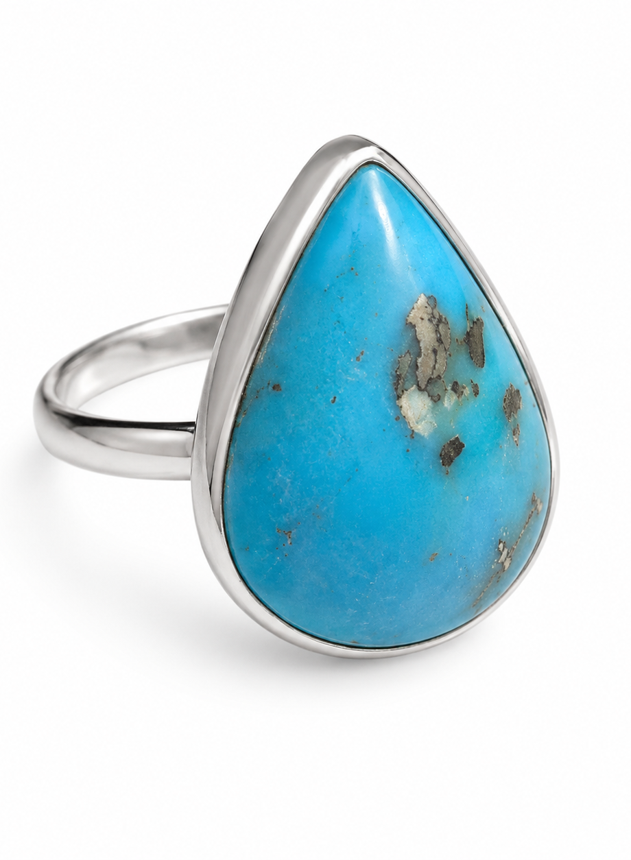 Turquoise Irani Ring (Adjustable)
