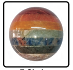 7 Chakra Crystal Ball (1 Kg)