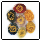 7 Chakra Oval Shape Set