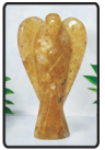 Yellow Aventurine Crystal Angel (2")