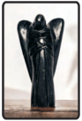 Black Agate Crystal Angel