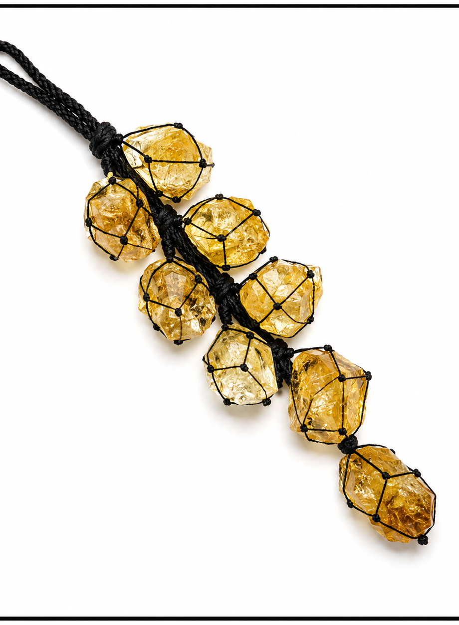 Citrine Crystal Hanger