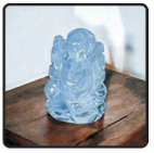 Clear Quartz Crystal Ganesha (1 Inch)
