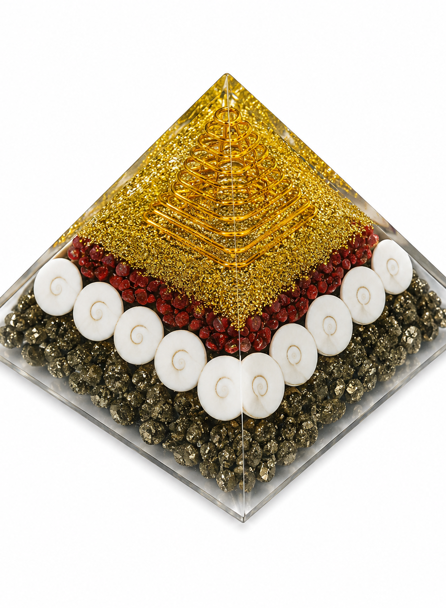 Gomti Chakra with Pyrite