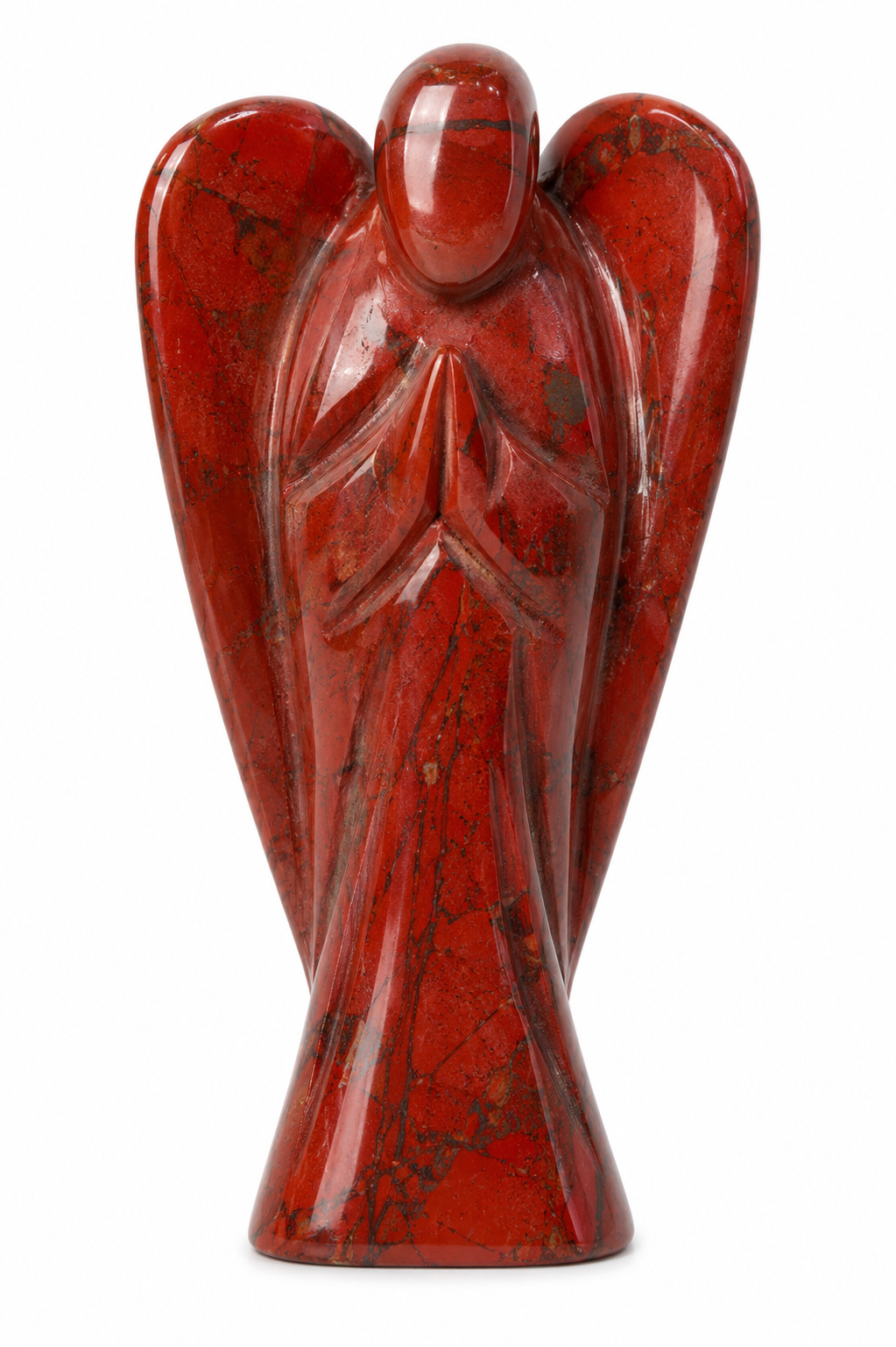 Red Jasper Crystal Angel (2")