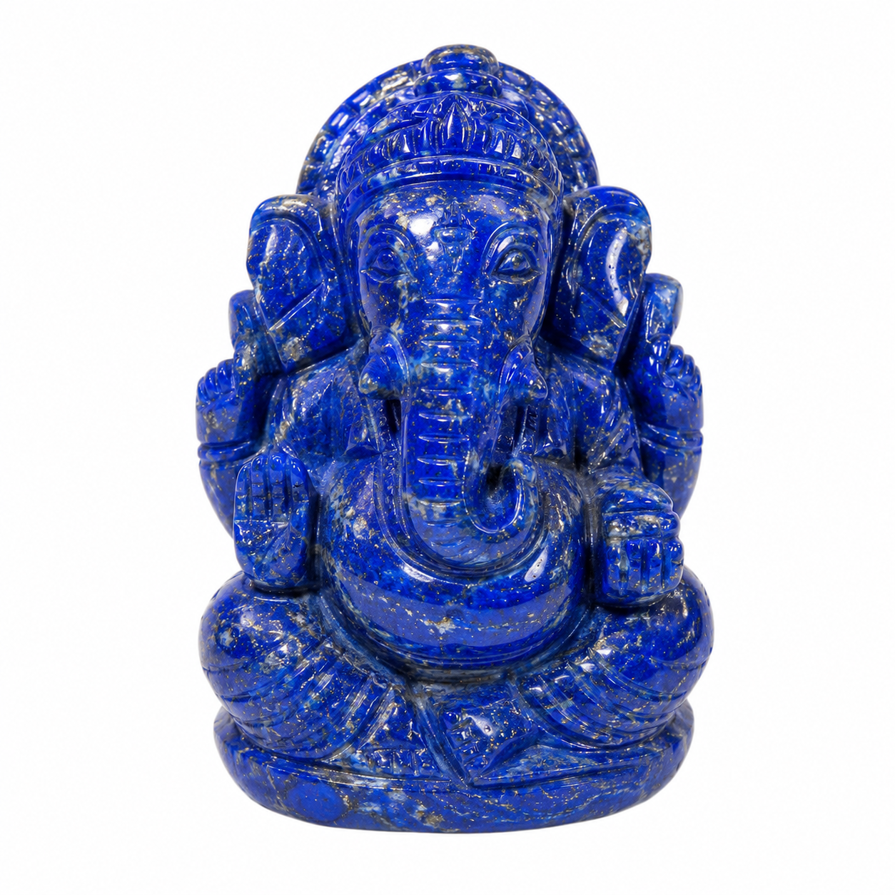 Lapis Lazuli Crystal Ganesha (1 Inch)