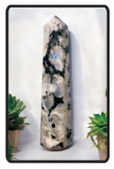 Moon Stone Crystal Tower (3")