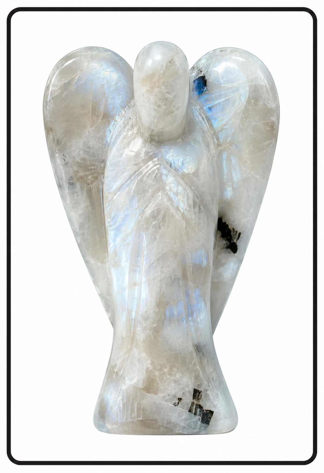 Moon Stone Crystal Angel (2")