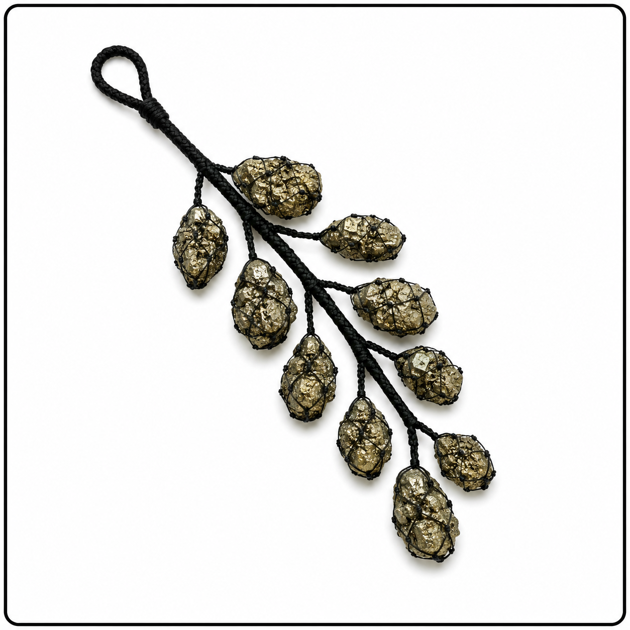 Pyrite Crystal Hanger