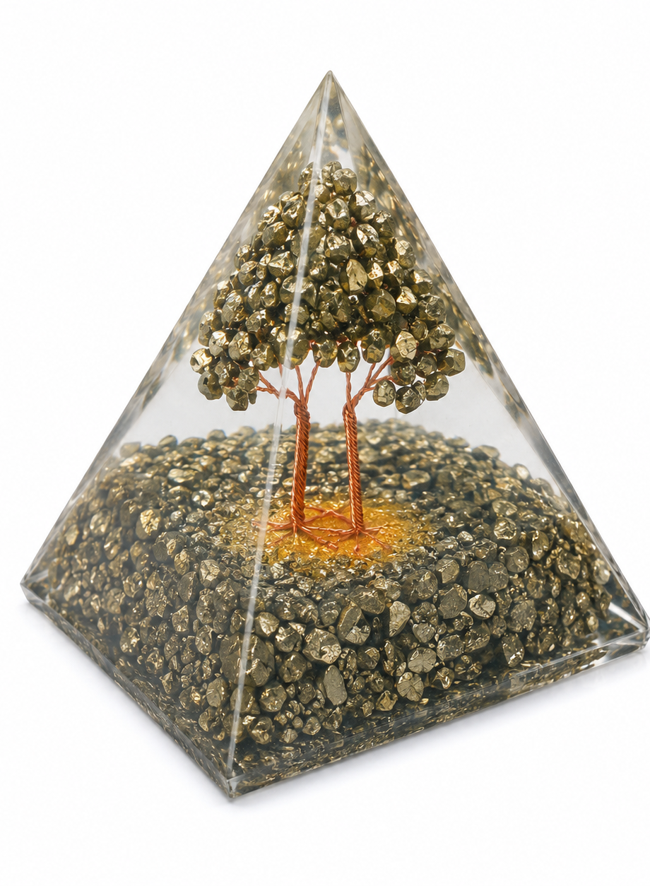 Pyrite with Tree