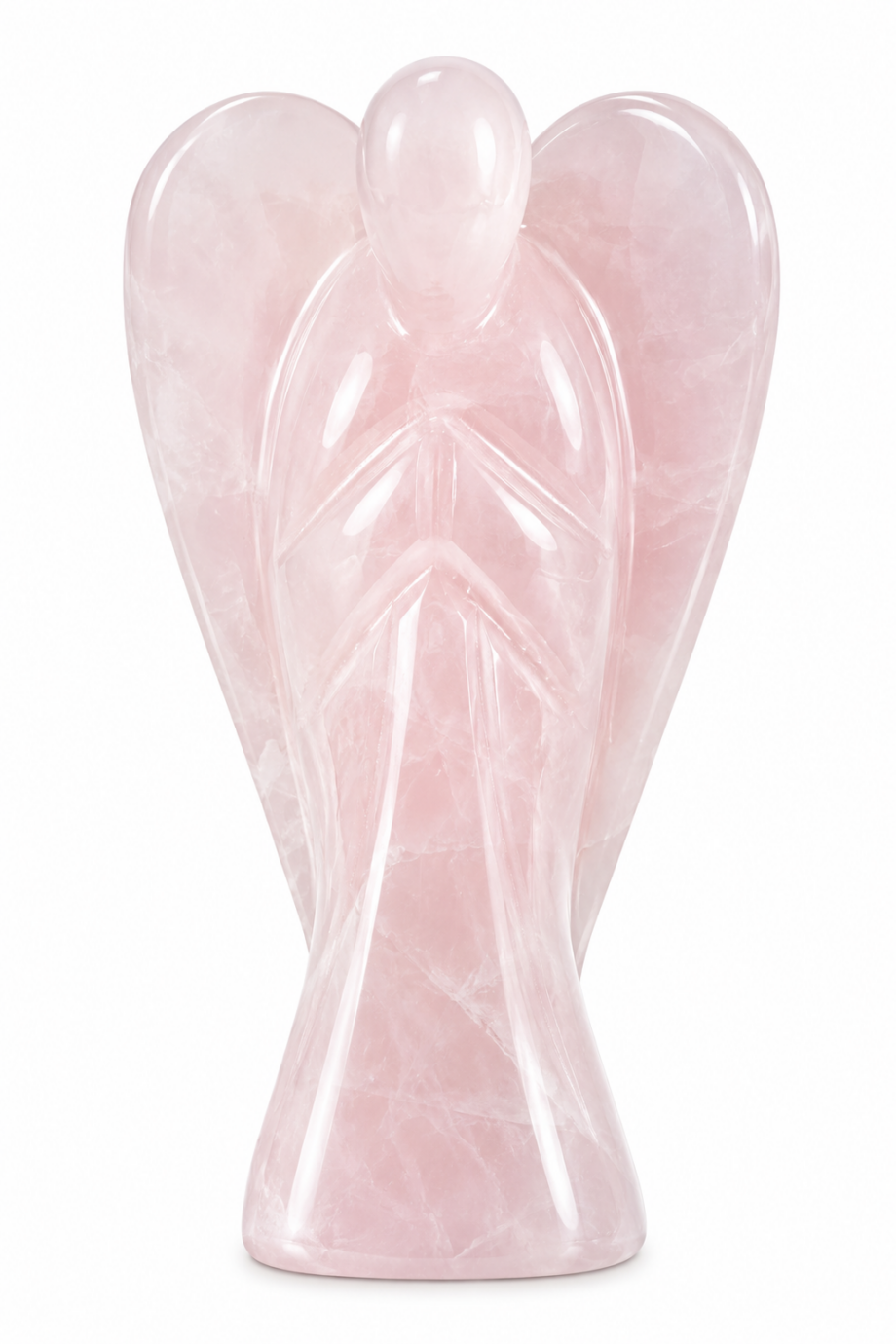 Rose Quartz Crystal Angel (2")