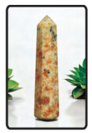 Sun Stone Crystal Tower (3")