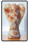 Sun Stone Crystal Angel (2")