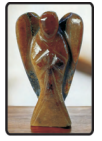 Tiger's Eye Crystal Angel (2")