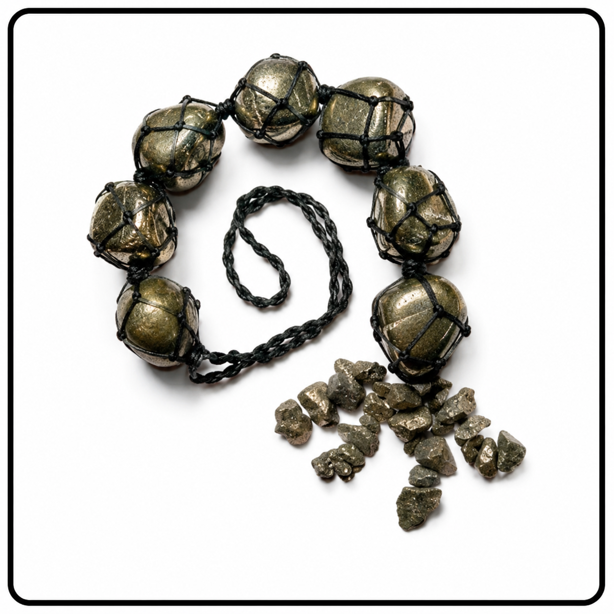 Pyrite Crystal Hanger